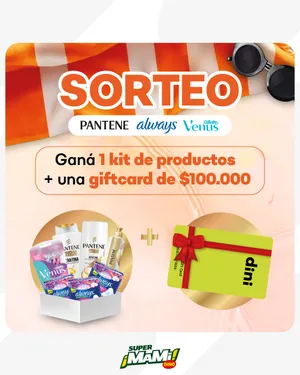 Sorteo Super MaMi Dino: Gana 1 kit de productos y una giftcard por $100.000 para llenar tu carrito