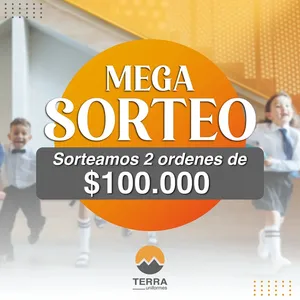 Sorteo Terra Uniformes: Gana 2 órdenes de compra de $100.000 cada una