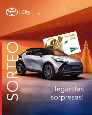 Sorteo Toyota City: Gana un fin de semana junto a un Toyota C-HR Plug-in y 100€ en una Tarjeta Regalo