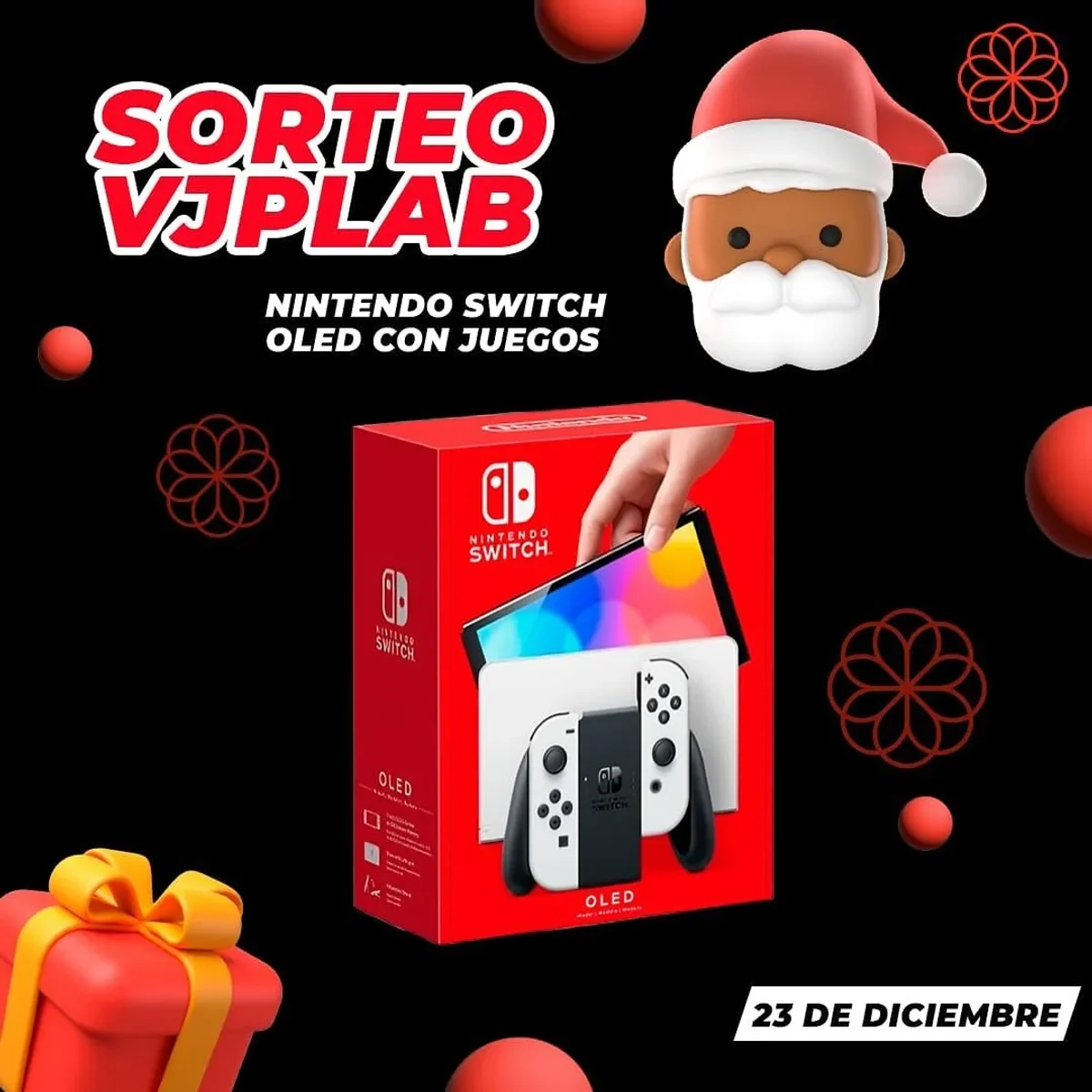 Sorteo VJP Lab Navidad: Gana una Nintendo Switch con tarjeta SD de 256GB