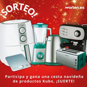 Sorteo Worten: Gana hervidor eléctrico, tostadora, batidora de vaso, cafetera, freidora de aire y una báscula de cocina